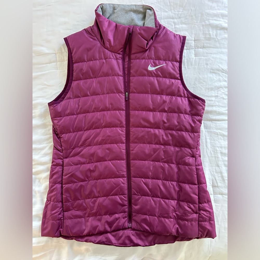 Women’s Nike Golf Quilted Vest Purple Size Small